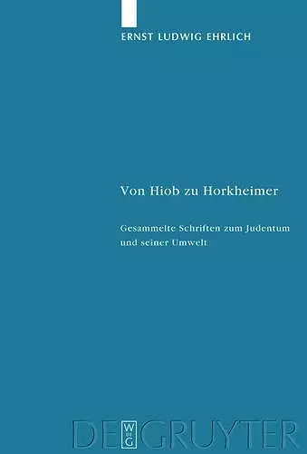 Von Hiob zu Horkheimer cover