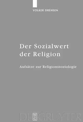 Der Sozialwert der Religion cover