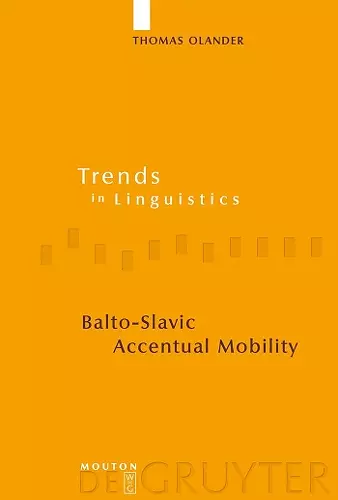 Balto-Slavic Accentual Mobility cover