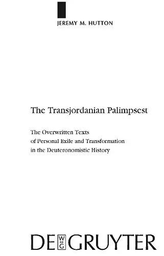 The Transjordanian Palimpsest cover