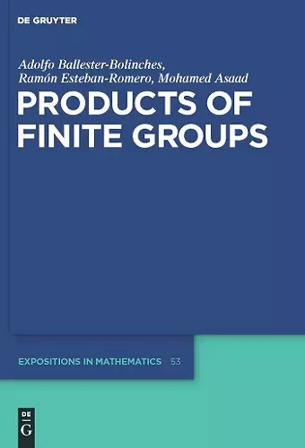 Products of Finite Groups cover