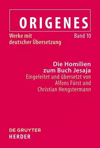 Die Homilien zum Buch Jesaja cover