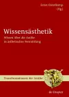 Wissensästhetik cover