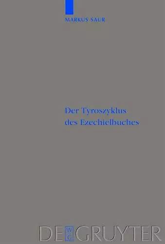 Der Tyroszyklus des Ezechielbuches cover