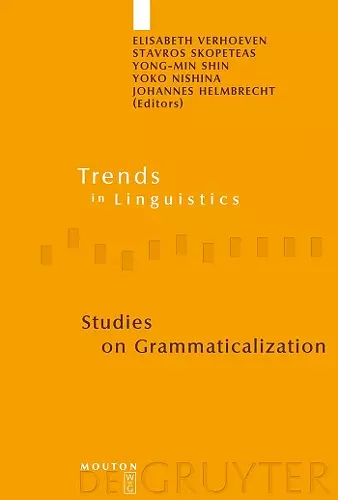 Studies on Grammaticalization cover