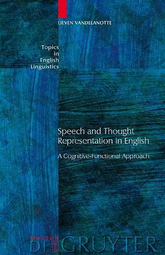 Speech and Thought Representation in English cover