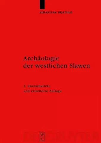 Archäologie der westlichen Slawen cover