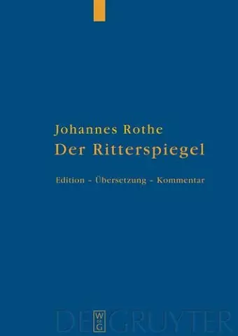 Der Ritterspiegel cover