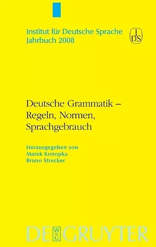 Deutsche Grammatik - Regeln, Normen, Sprachgebrauch cover