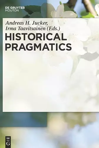 Historical Pragmatics cover
