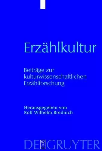 Erzählkultur cover