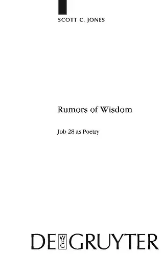 Rumors of Wisdom cover