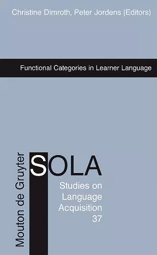 Functional Categories in Learner Language cover