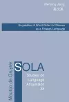 Acquisition of Word Order in Chinese as a Foreign Language cover