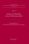 Studien zur Philologie und zur Musikwissenschaft cover