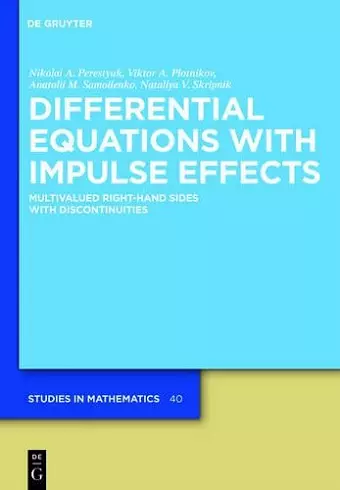 Differential Equations with Impulse Effects cover