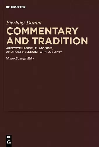 Commentary and Tradition cover