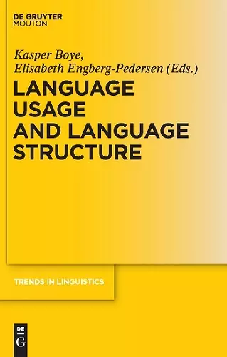 Language Usage and Language Structure cover