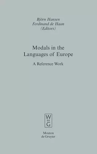 Modals in the Languages of Europe cover