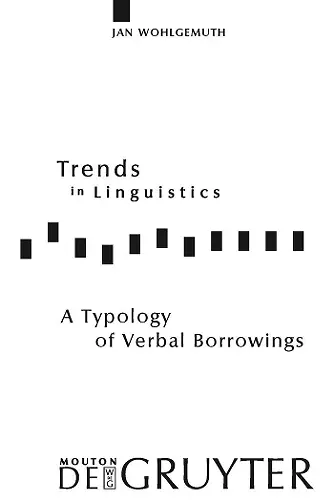 A Typology of Verbal Borrowings cover