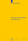 Kritische Metaphysik der Substanz cover