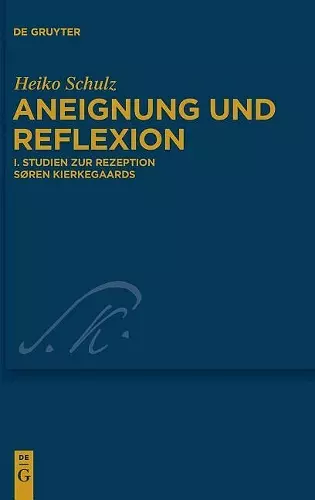 Studien zur Rezeption Søren Kierkegaards cover