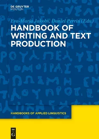 Handbook of Writing and Text Production cover