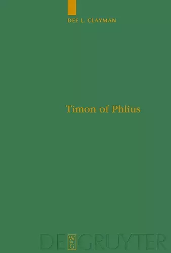 Timon of Phlius cover