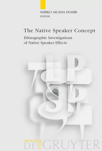 The Native Speaker Concept cover