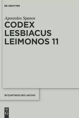 Codex Lesbiacus Leimonos 11 cover