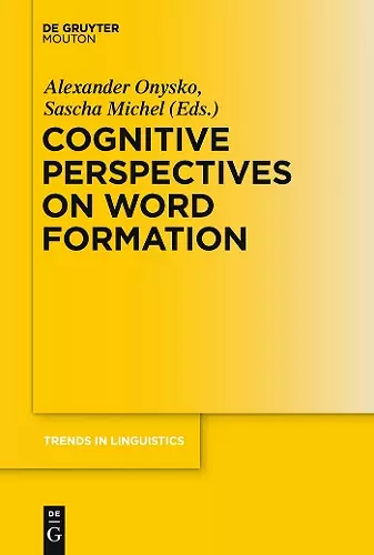 Cognitive Perspectives on Word Formation cover