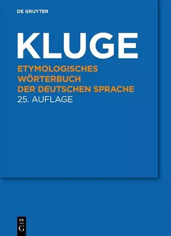 Etymologisches Wörterbuch der deutschen Sprache cover