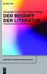 Der Begriff der Literatur cover