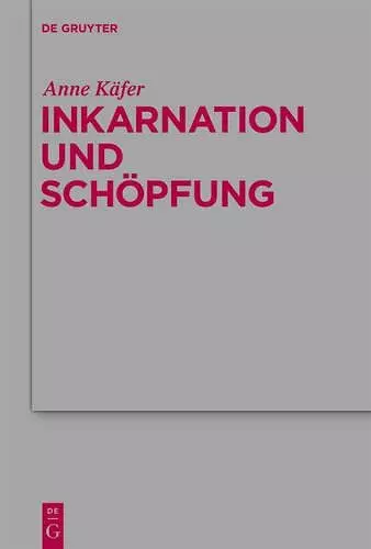 Inkarnation und Schöpfung cover