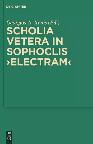 Scholia vetera in Sophoclis "Electram" cover