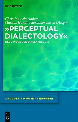 Perceptual Dialectology cover