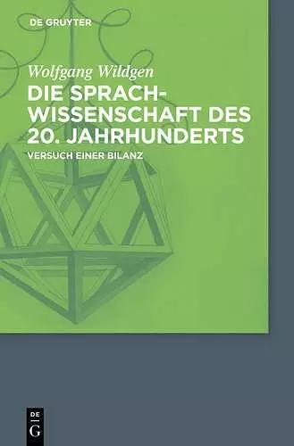 Die Sprachwissenschaft des 20. Jahrhunderts cover