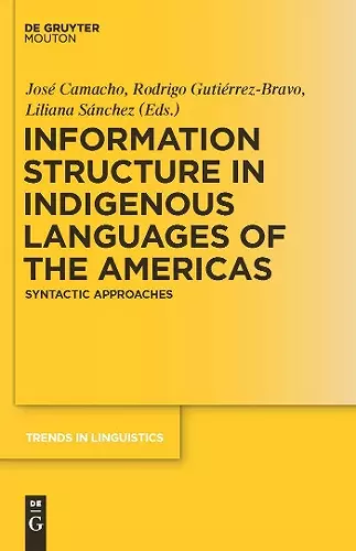 Information Structure in Indigenous Languages of the Americas cover