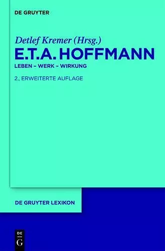 E.T.A. Hoffmann cover