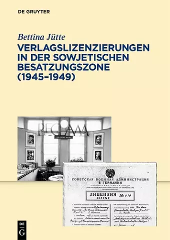Verlagslizenzierungen in der Sowjetischen Besatzungszone (1945-1949) cover