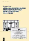 Verlagslizenzierungen in der Sowjetischen Besatzungszone (1945-1949) cover