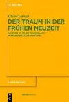 Der Traum in der Frühen Neuzeit cover