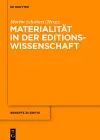 Materialität in der Editionswissenschaft cover