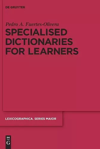 Specialised Dictionaries for Learners cover