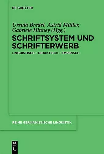 Schriftsystem und Schrifterwerb cover