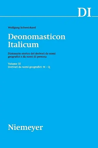 Derivati Da Nomi Geografici (M-Q) cover