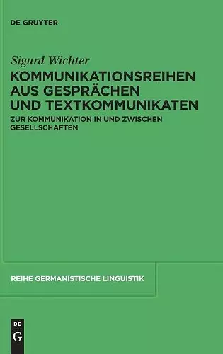 Kommunikationsreihen aus Gesprächen und Textkommunikaten cover