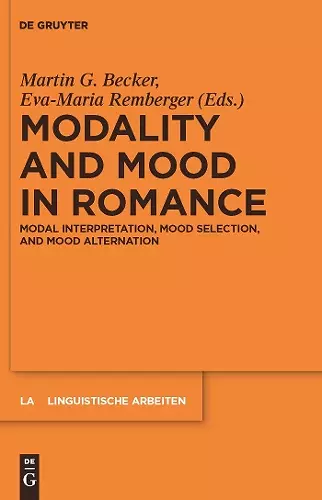 Modality and Mood in Romance cover