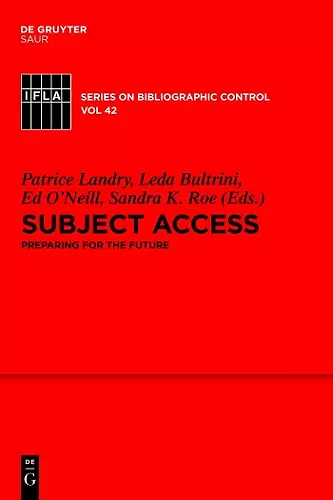 Subject Access cover