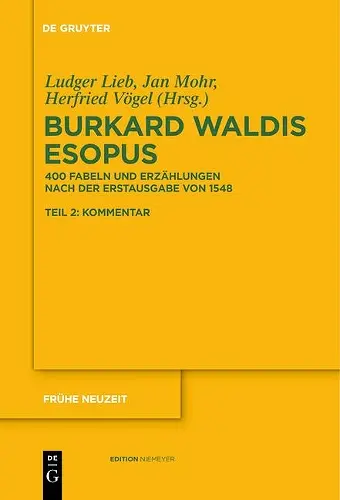 Burkard Waldis: Esopus cover